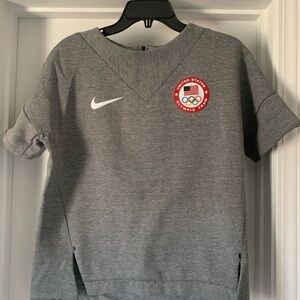Nike Gray Olympic Team Tech Fit Shirt